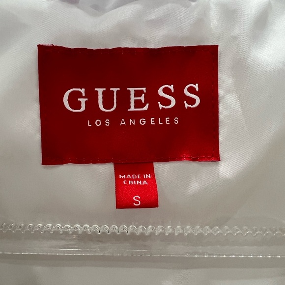 Women’s GUESS White Puffer Jacket - Picture 2 of 3